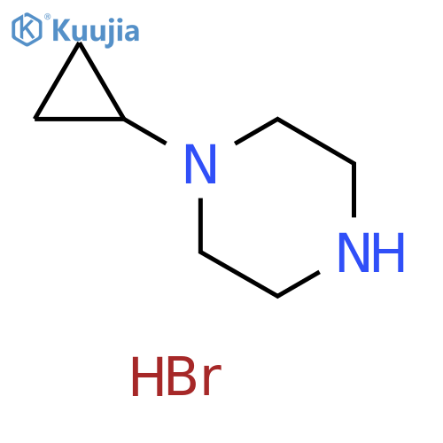 1-cyclopropylpiperazine dihydrobromide structure
