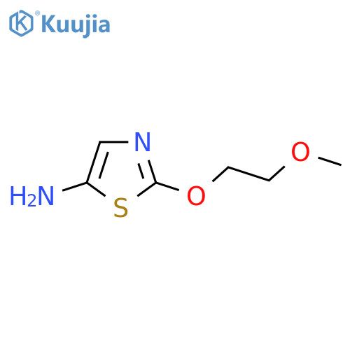 2-(2-Methoxyethoxy)-1,3-thiazol-5-amine structure