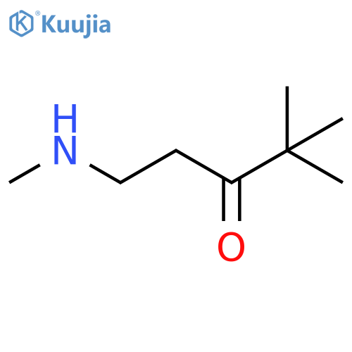 4,4-Dimethyl-1-(methylamino)pentan-3-one structure