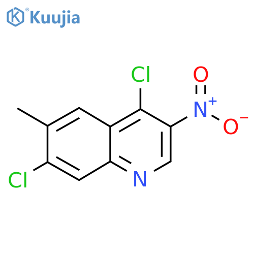 4,7-Dichloro-6-methyl-3-nitroquinoline structure