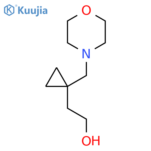 2-{1-[(Morpholin-4-yl)methyl]cyclopropyl}ethan-1-ol structure