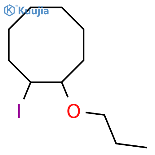 1-Iodo-2-propoxycyclooctane structure