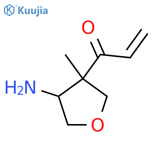 1-(4-Amino-3-methyloxolan-3-yl)prop-2-en-1-one structure