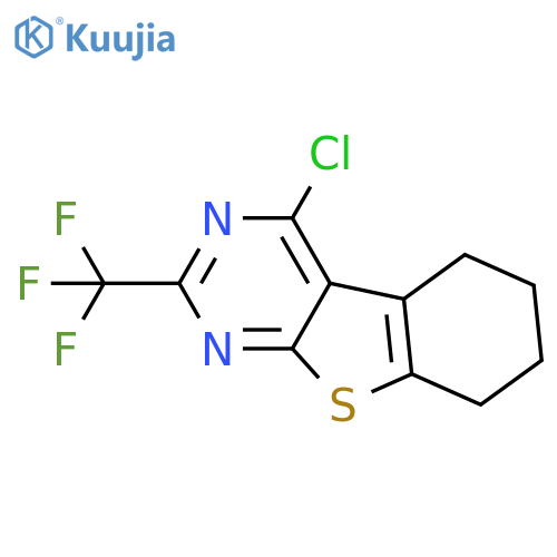 3-chloro-5-(trifluoromethyl)-8-thia-4,6-diazatricyclo7.4.0.0,2,7trideca-1(9),2,4,6-tetraene structure