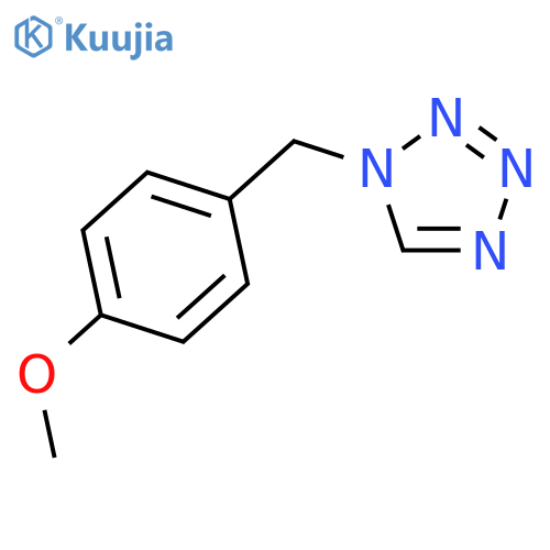1-(4-methoxyphenyl)methyl-1H-1,2,3,4-tetrazole structure
