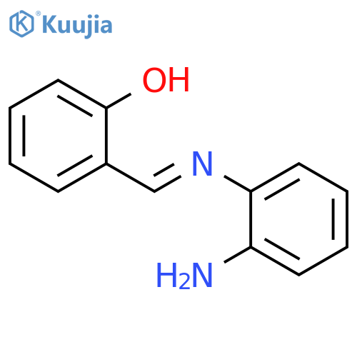 Phenol, 2-[(E)-[(2-aminophenyl)imino]methyl]- structure