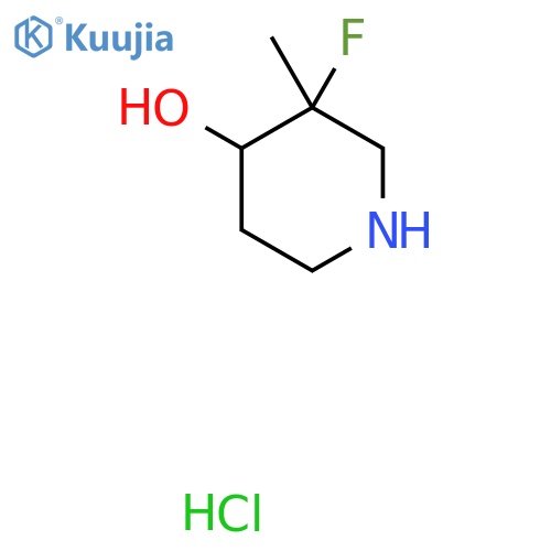 3-fluoro-3-methyl-piperidin-4-ol;hydrochloride structure