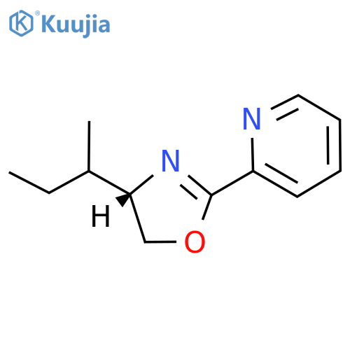(4S)-4-(sec-Butyl)-2-(pyridin-2-yl)-4,5-dihydrooxazole structure