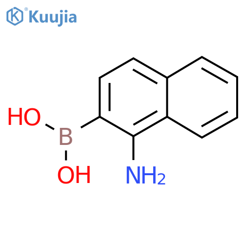 1-Aminonaphthalene-2-boronic acid structure