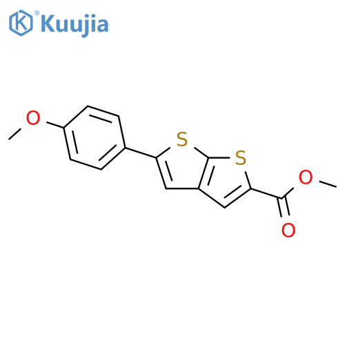 Methyl 5-(4-methoxyphenyl)thieno[2,3-b]thiophene-2-carboxylate structure