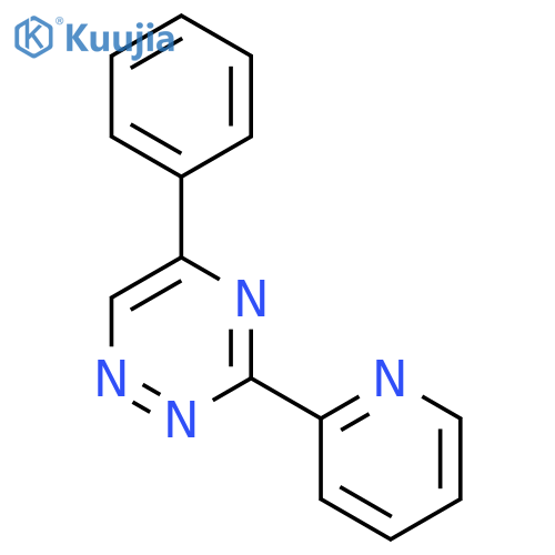 1,2,4-Triazine, 5-phenyl-3-(2-pyridinyl)- structure