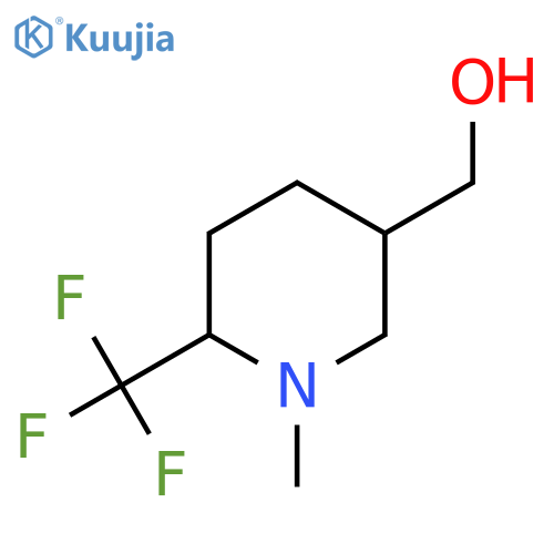 (1-Methyl-6-(trifluoromethyl)piperidin-3-yl)methanol structure