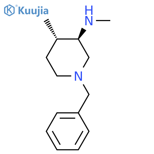 (3R,4S)-1-benzil-N,4-dimetilpiperidin-3-ammina structure