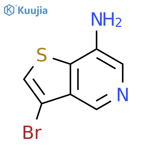 3-bromothieno[3,2-c]pyridin-7-amine structure