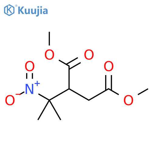 Butanedioic acid, (1-methyl-1-nitroethyl)-, dimethyl ester structure