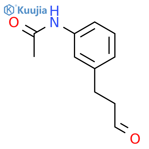 N-3-(3-oxopropyl)phenylacetamide structure
