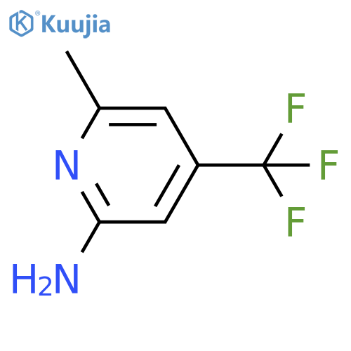 2-Amino-6-methyl-4-(trifluoromethyl)pyridine structure