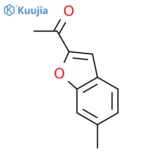 1-(6-methyl-1-benzofuran-2-yl)ethan-1-one structure