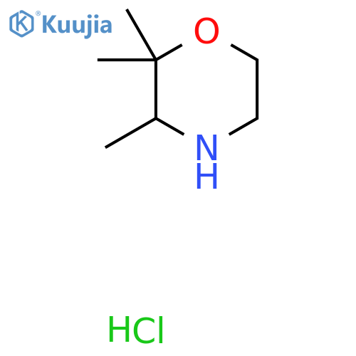 2,2,3-trimethylmorpholine hydrochloride structure