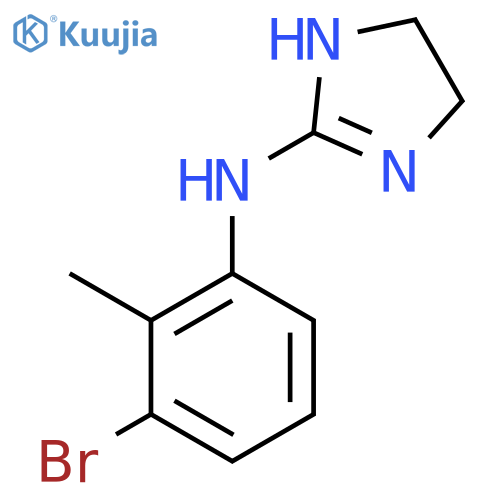 1H-Imidazol-2-amine,N-(3-bromo-2-methylphenyl)-4,5-dihydro- structure
