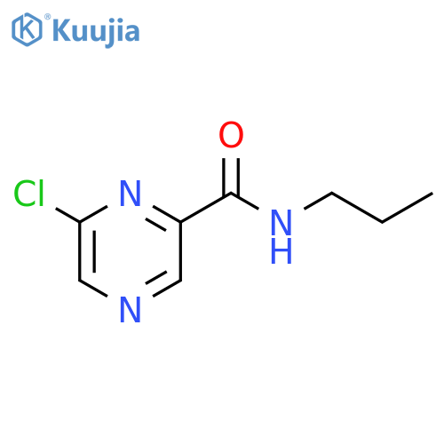 6-Chloro-pyrazine-2-carboxylic acid propylamide structure