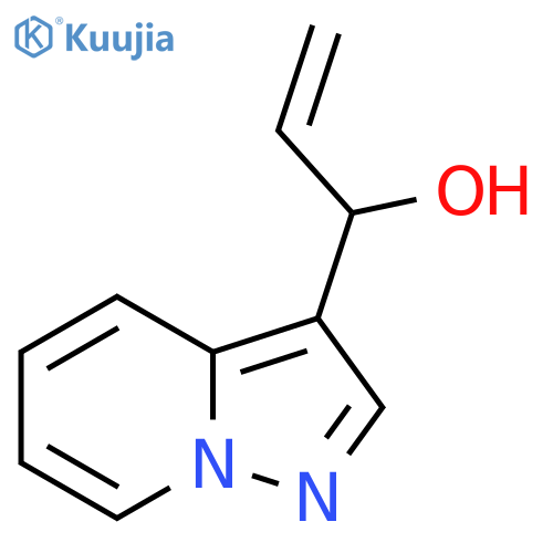 1-{pyrazolo1,5-apyridin-3-yl}prop-2-en-1-ol structure