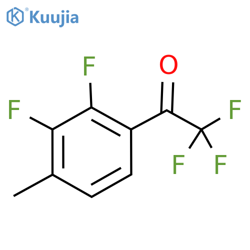 1-(2,3-Difluoro-4-methylphenyl)-2,2,2-trifluoroethanone structure
