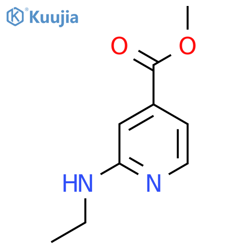 Methyl 2-(ethylamino)pyridine-4-carboxylate structure