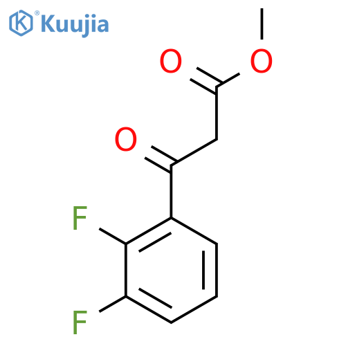 methyl 3-(2,3-difluorophenyl)-3-oxopropanoate structure