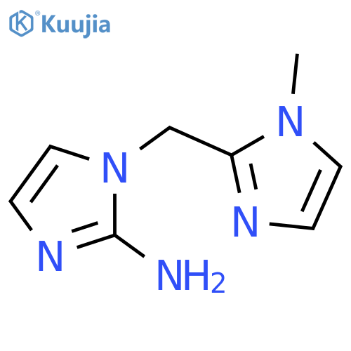 1-(1-methyl-1H-imidazol-2-yl)methyl-1H-imidazol-2-amine structure