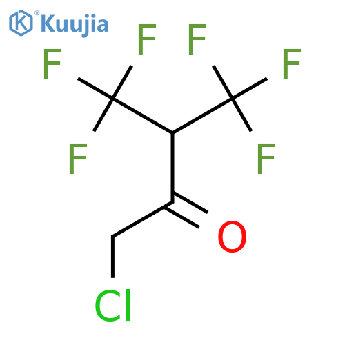 1-chloro-4,4,4-trifluoro-3-(trifluoromethyl)butan-2-one structure