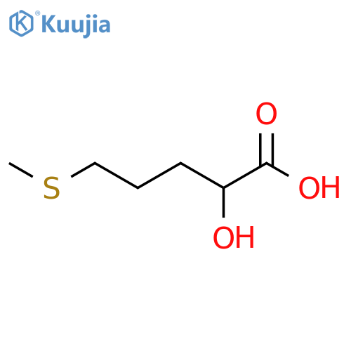 2-hydroxy-5-(methylsulfanyl)pentanoic acid structure