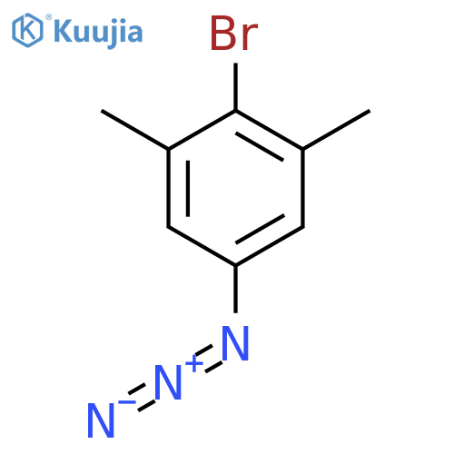 5-Azido-2-bromo-1,3-dimethylbenzene structure