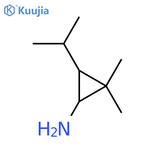 2,2-dimethyl-3-(propan-2-yl)cyclopropan-1-amine structure