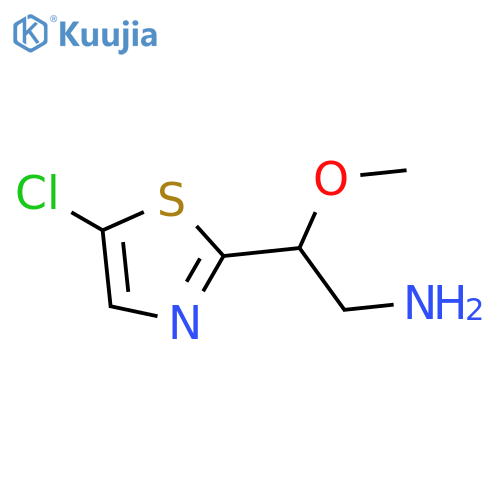 2-(5-chloro-1,3-thiazol-2-yl)-2-methoxyethan-1-amine structure