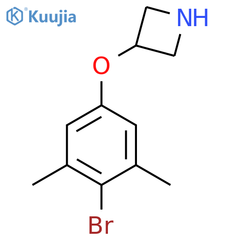 3-(4-bromo-3,5-dimethylphenoxy)azetidine structure