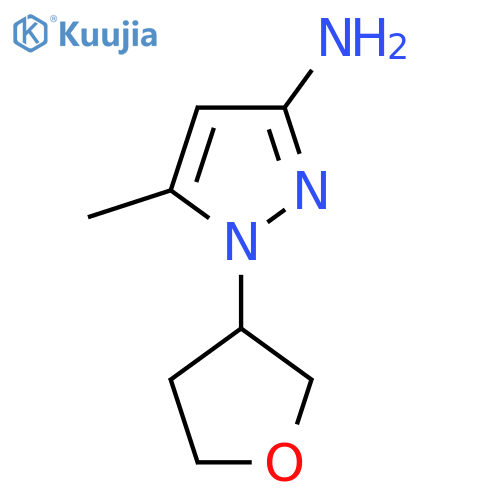 5-Methyl-1-(oxolan-3-yl)-1H-pyrazol-3-amine structure