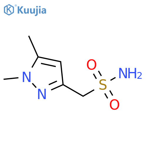 (1,5-dimethyl-1H-pyrazol-3-yl)methanesulfonamide structure