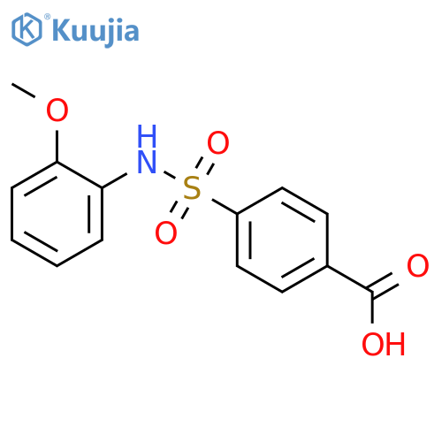 4-(2-Methoxyphenyl)sulfamoylbenzoic Acid structure
