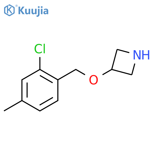3-[(2-Chloro-4-methylphenyl)methoxy]azetidine structure
