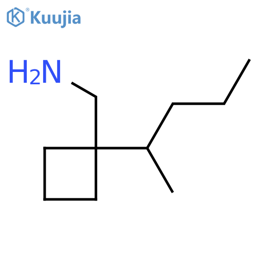 1-(pentan-2-yl)cyclobutylmethanamine structure