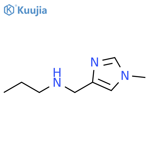 [(1-Methyl-1H-imidazol-4-yl)methyl](propyl)amine structure