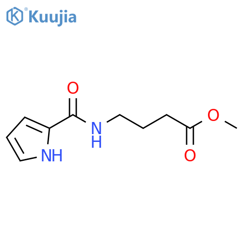 4-[(1H-Pyrrole-2-carbonyl)-amino]-butyric acid methyl ester structure
