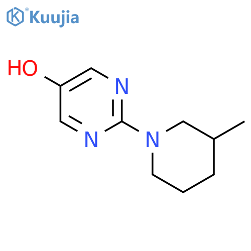 2-(3-Methyl-piperidin-1-yl)-pyrimidin-5-ol structure