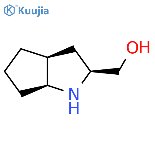 (2S,3aS,6aS)-octahydrocyclopentabpyrrol-2-ylmethanol structure