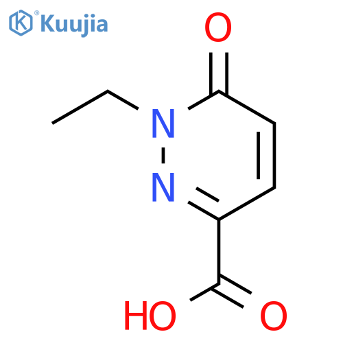 1-ethyl-6-oxo-1,6-dihydropyridazine-3-carboxylic acid structure