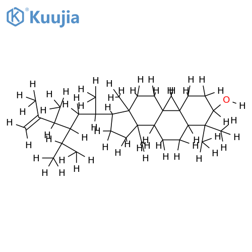 (23xi)-23-isopropyl-24-methyl-cycloart-25-en-3beta-ol structure