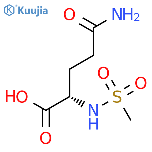 L-Glutamine, N-(methylsulfonyl)- structure