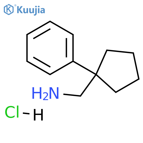 (1-phenylcyclopentyl)methanamine hydrochloride structure