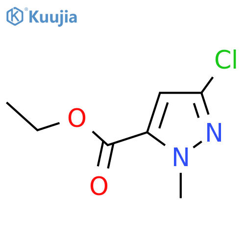 Ethyl 3-chloro-1-methyl-1H-pyrazole-5-carboxylate structure